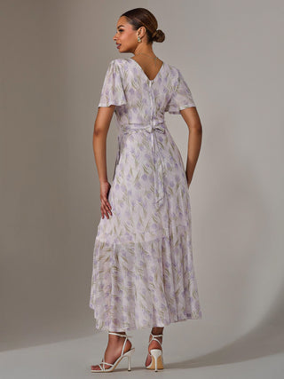 Wrap Midaxi Dress, Multi Floral