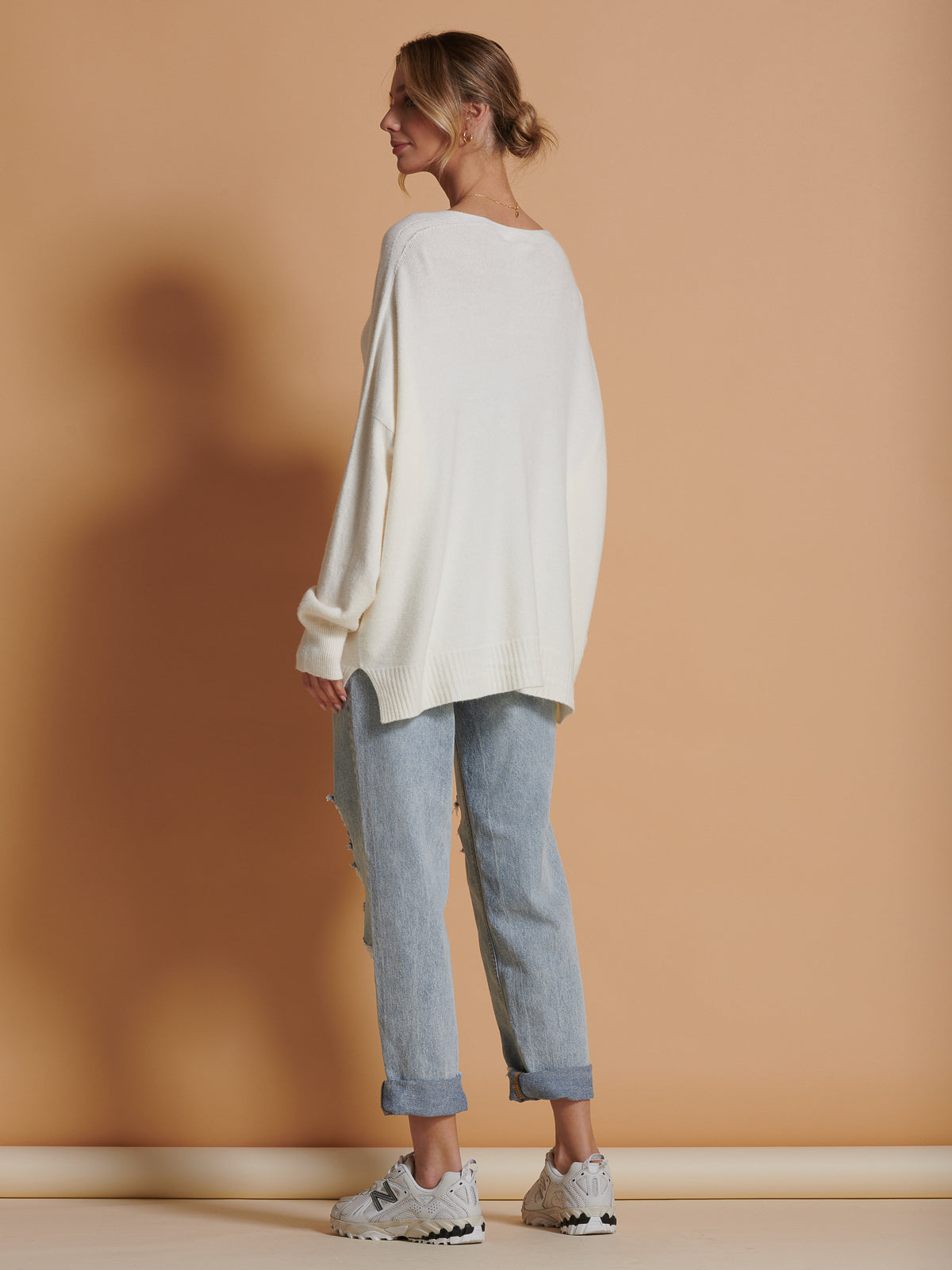 Soft Knit Shell Button Cardigan, Butter
