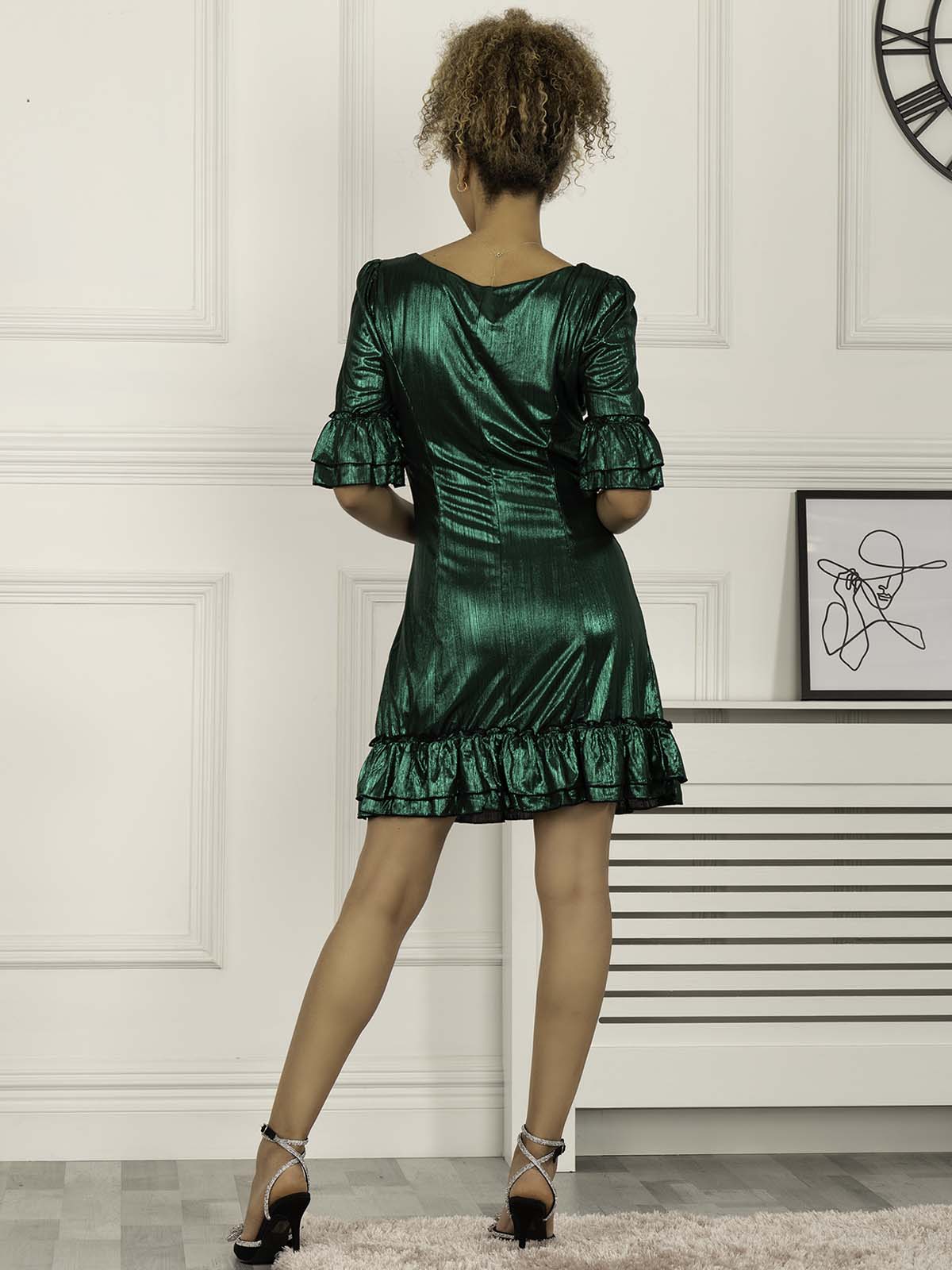 Dark green outlet tunic dress